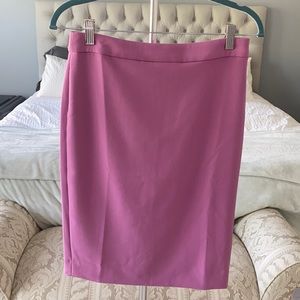 J. Crew orchid colored pencil skirt.